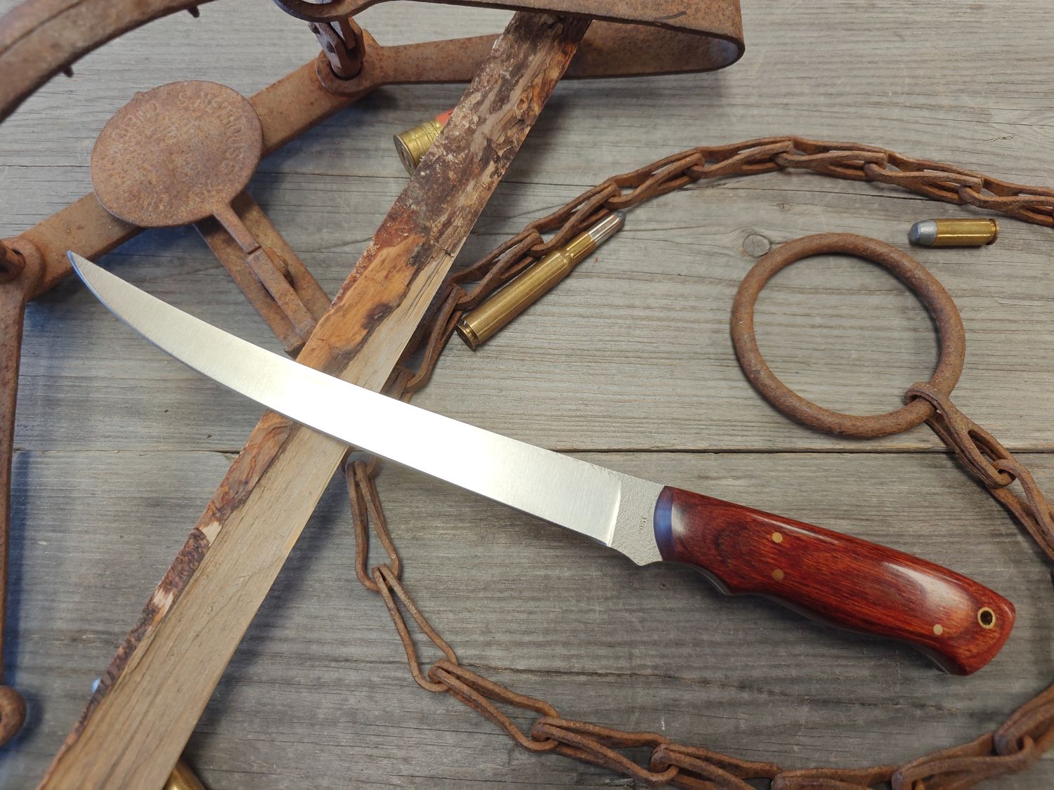 Post Knives 8&quot; Fillet Knife / Dymondwood / CPM154