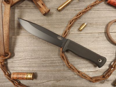 Fallkniven A1 6.3&quot; Army Survival Knife / Black Kraton / Black LAM.VG10