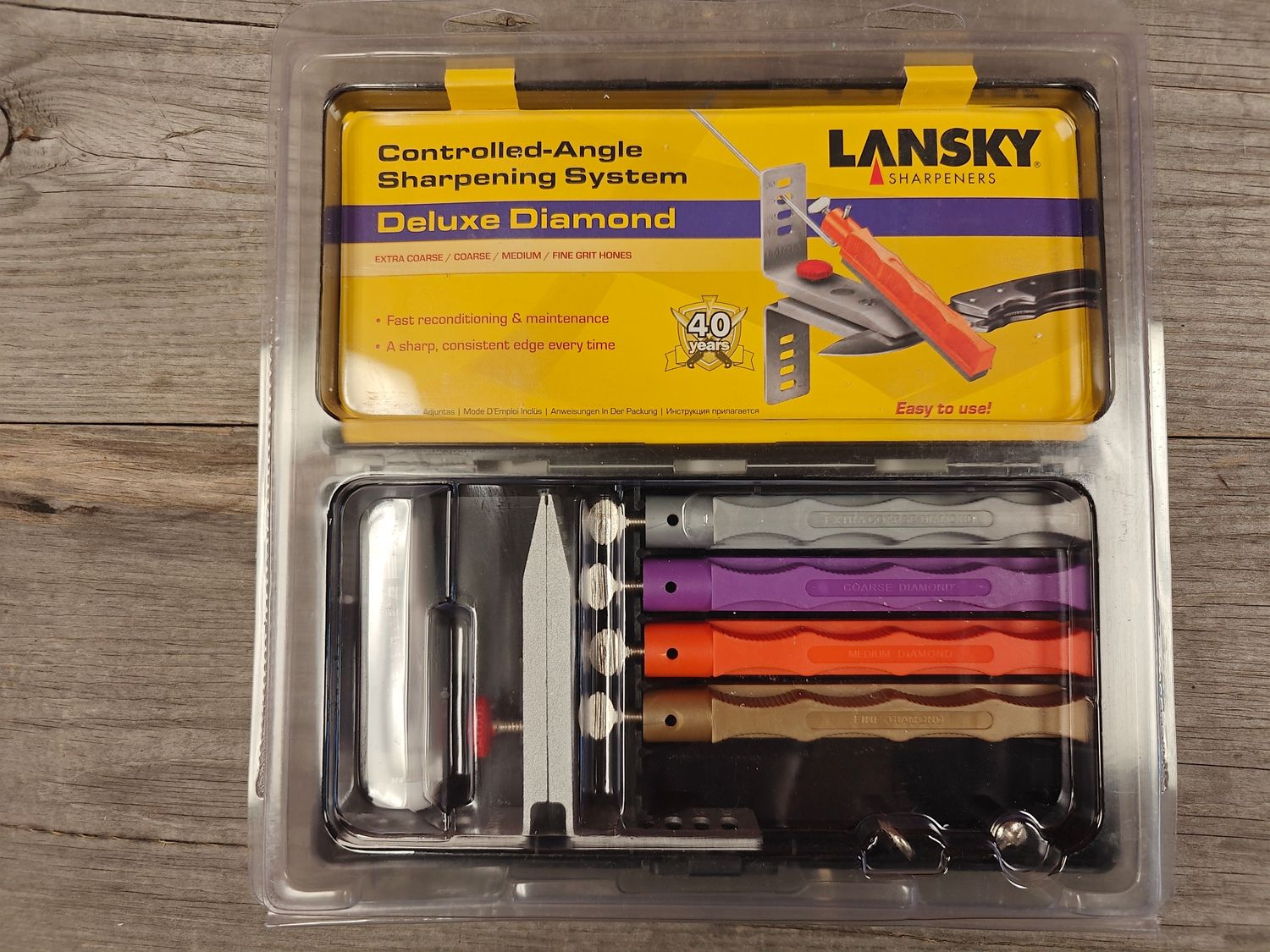 Lansky Sharpening System / Deluxe / 4 Stone