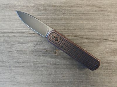 Vosteed Corgi 3&quot; Treklock Knife / Copper / Black Stonewash Nitro-V