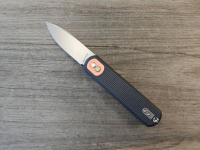 Vosteed Corgi 3&quot; Treklock Lock / Black Micarta / Stonewash 14C28N