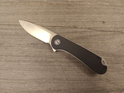 Civivi Elementum 2.9&quot; Liner Lock / Black G10 / Satin D2