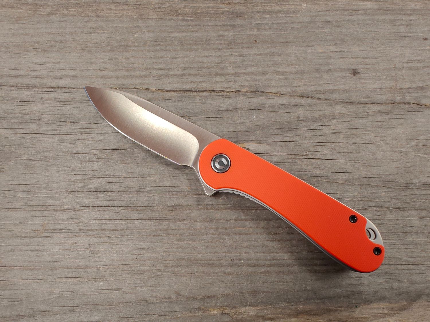 Civivi Elementum 2.9" Liner Lock / Orange G10 / Satin D2