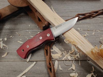 Helle Raud S 2&quot; Lockback Folder / Red Birch / Satin 12C27