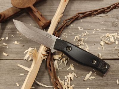 3DK MAK 4&quot; Fixed Drop Point, M390 Blade / Black Micarta handle / V1 Handle