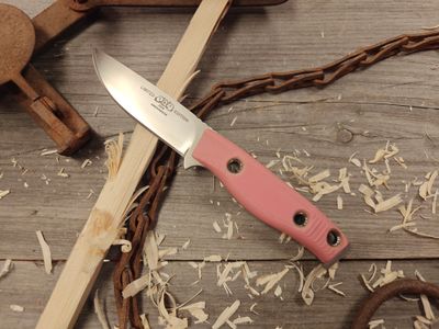 3DK MAK 4&quot; Fixed Drop, Satin M390 Blade / V1 Pink G10 / Limited Edition