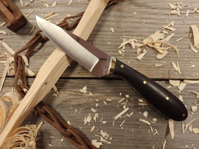 Robert D. Shaw 3.5&quot; Fixed Blade / Desert Ironwood / Satin 440C (Pre-Owned)