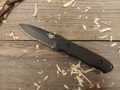 Benchmade 0246/1000 Nimravus Cub 3.5&quot; Fixed Blade / Black G10 / Black ATS-34 (Pre-Owned)