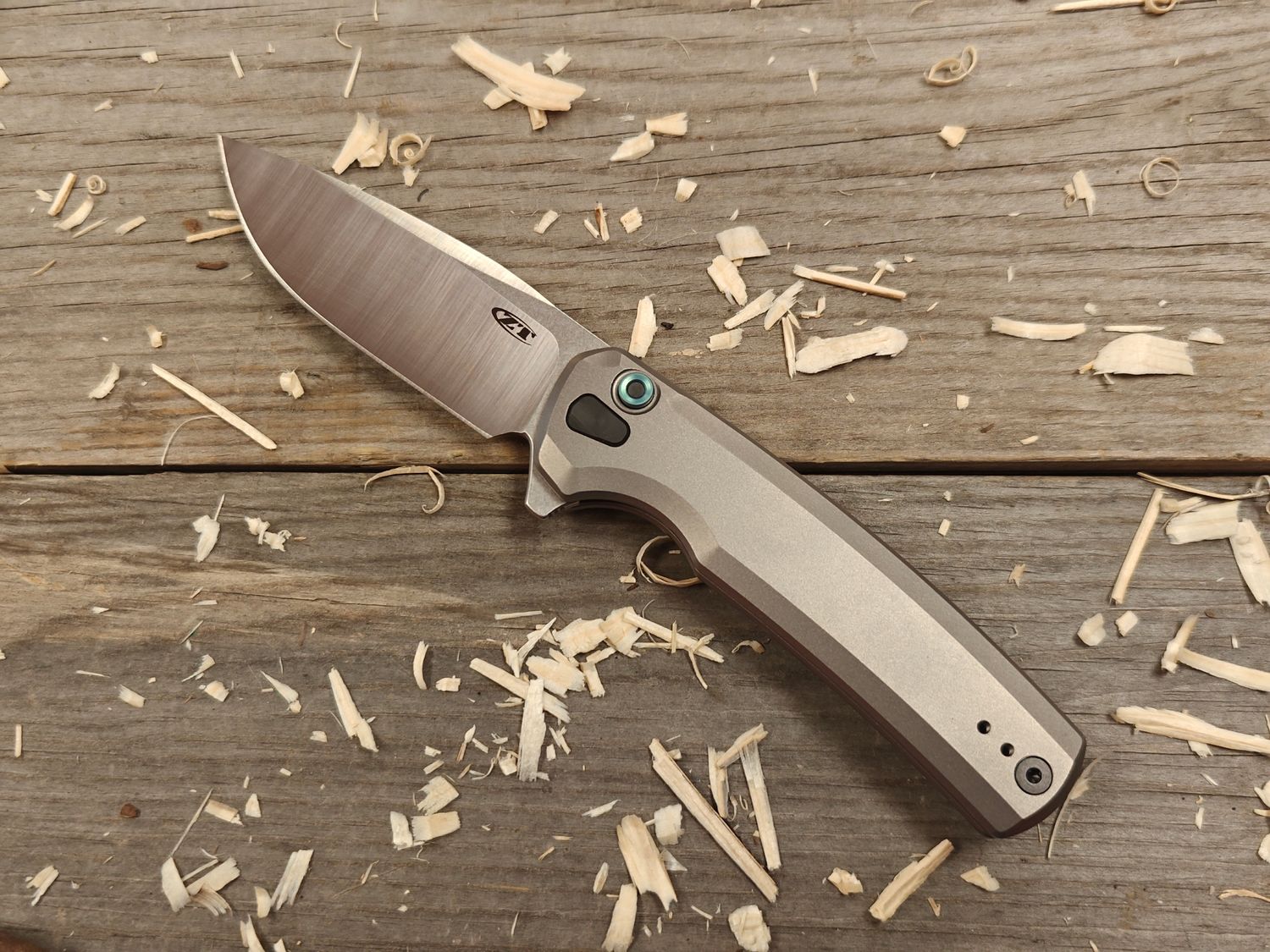 Zero Tolerance 0044 Button Lock Blade / Titanium / Satin CPM S45VN