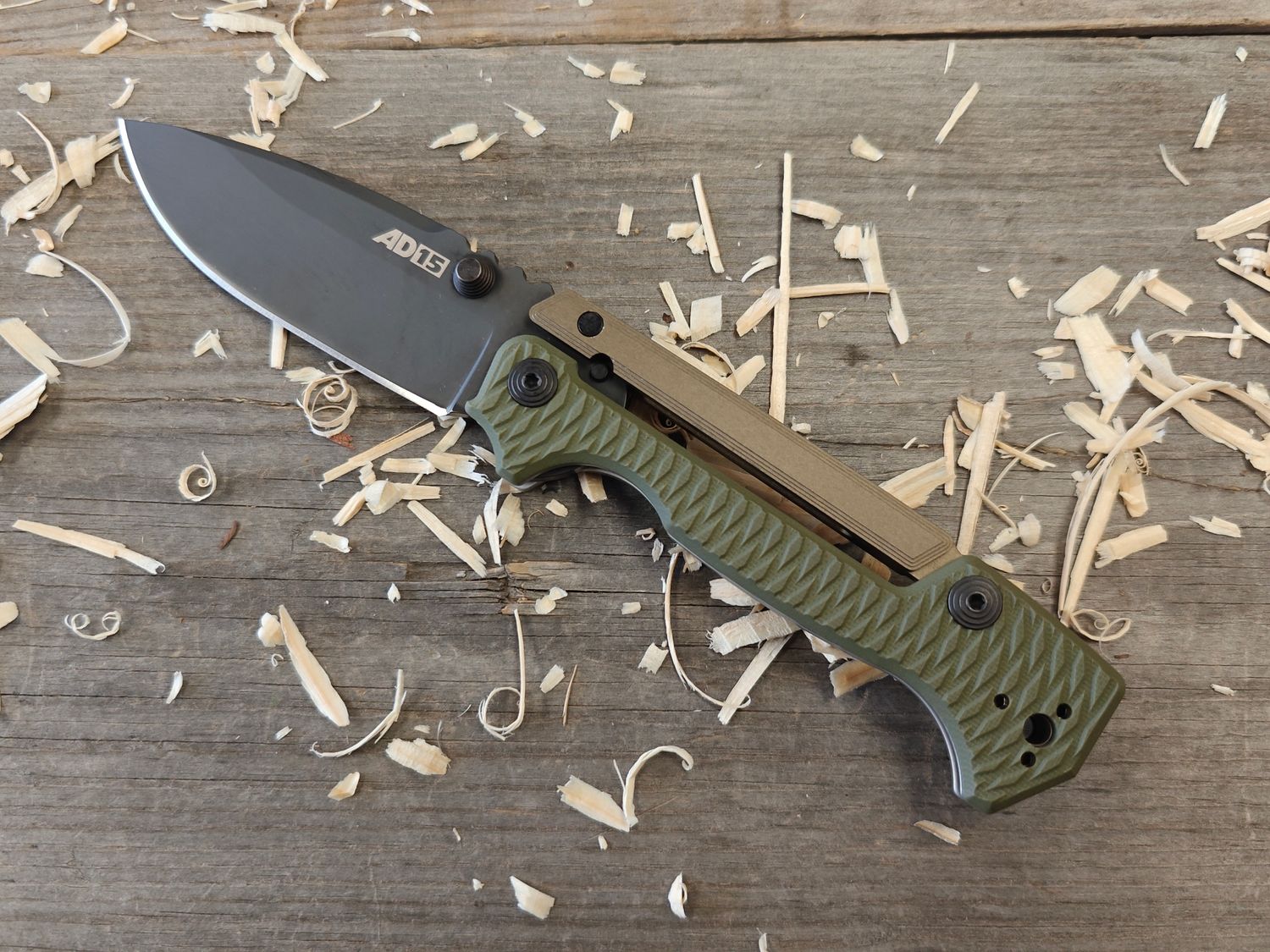 Cold Steel AD-15 3.625" Folding / OD Green G10 / Black S35VN