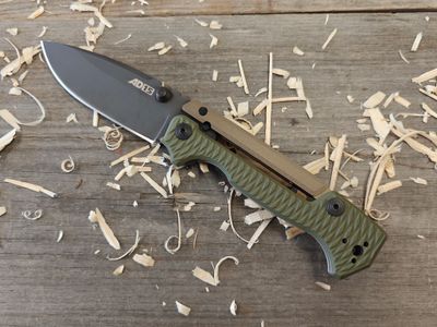 Cold Steel AD-15 3.625" Folding / OD Green G10 / Black S35VN