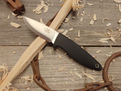 Fallkniven WM1 2.75&quot; Fixed Blade / Black Polymer / Satin VG-10