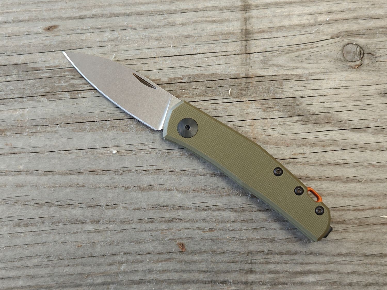 Zero Tolerance Anso 0235 2.6&quot; Slip-Joint Knife / OD Geen G10 / Stonewash 20CV