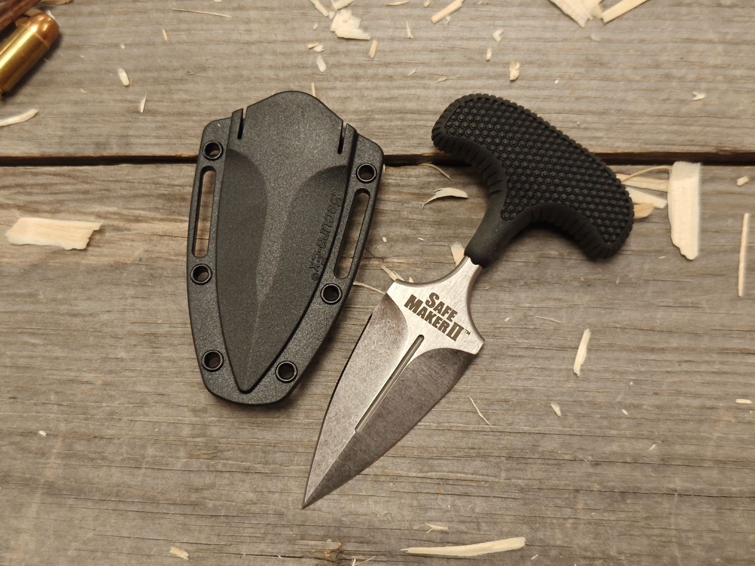 Cold Steel Safe Maker II 3.25" Fix / Black Kraton / Satin AUS-8