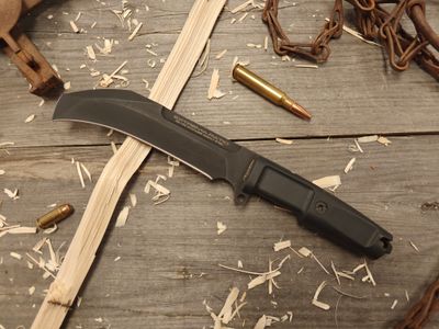 Extrema Ratio Corvo 7&quot; Fixed Blade / Black Forprene / Black Bohler N690 (Pre-Owned)