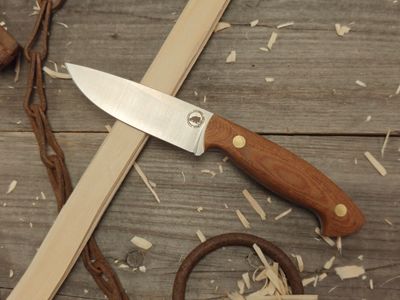 GNK Exclusive The Jack 4&quot; Fixed Blade / Natural Micarta / Satin MagnaCut