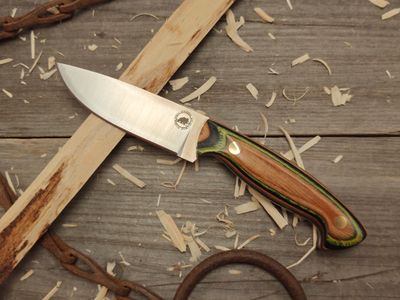 GNK Exclusive The Jack 4&quot; Fixed Blade / DymondWood / Satin MagnaCut