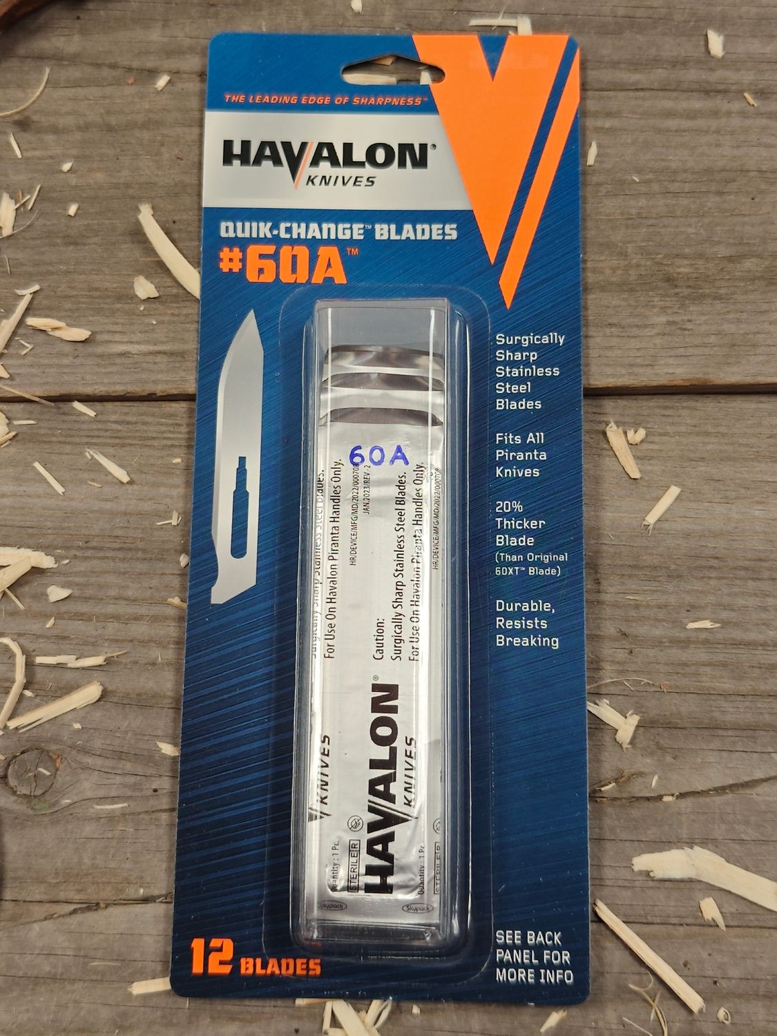 Havalon Quick Change Blades #60A, 12 pack
