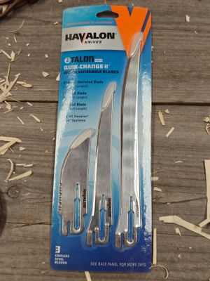 Havalon Talon Quik-Change II Replacement Blade, 3 Count / Variety Pack (Clam Packed)