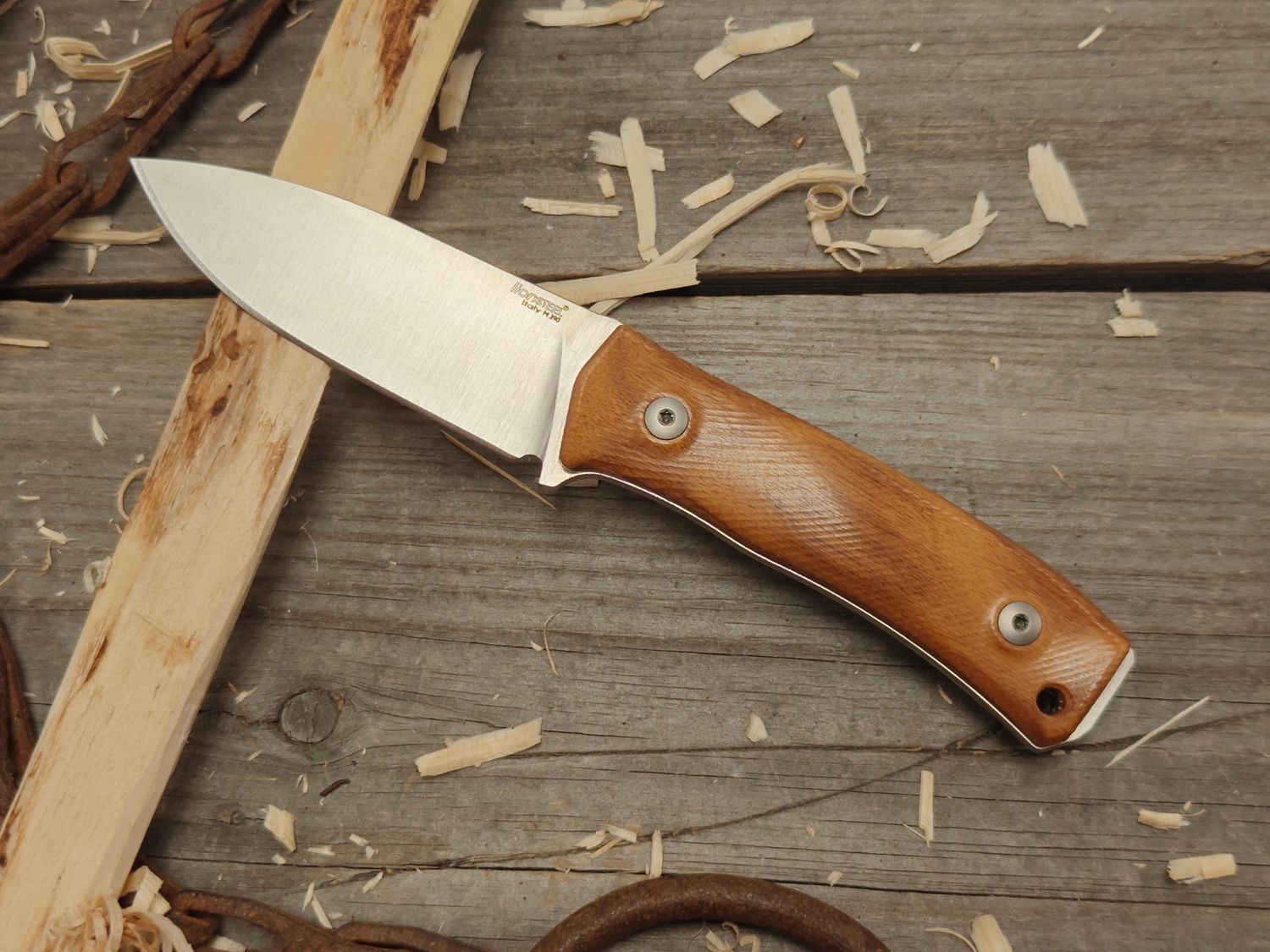 LionSTEEL M4 3.75&quot; Fixed Blade / Santos / Satin M390