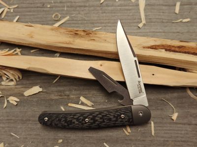 LionSteel Jack 3&quot; Slip Joint / Carbon Fiber / Satin M390