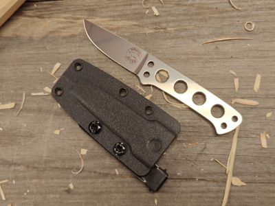 White River Knives ATK (Always There Knife) 2.5" Fixed Blade / Skeletonize / Stonewashed CPM-S35VN (Pre-Owned)