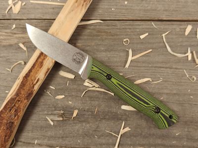 White River Jason Fry 3" Utility Hunter / Green Black G10 / S35VN