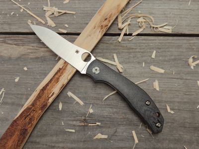 Spyderco Phillips Kapara 3.5&quot; Flipper / Carbon Fiber / Satin S30V