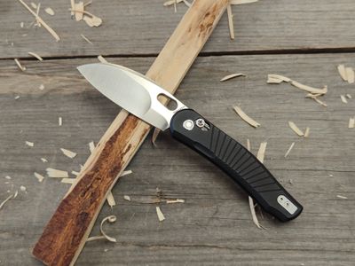 Vosteed Morel 3&quot; Crossbar Lock / Black Aluminum / Satin N690