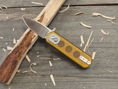 Vosteed Corgi Pup 2.5&quot; Treklock Knife / Ultem / Satin S35VN