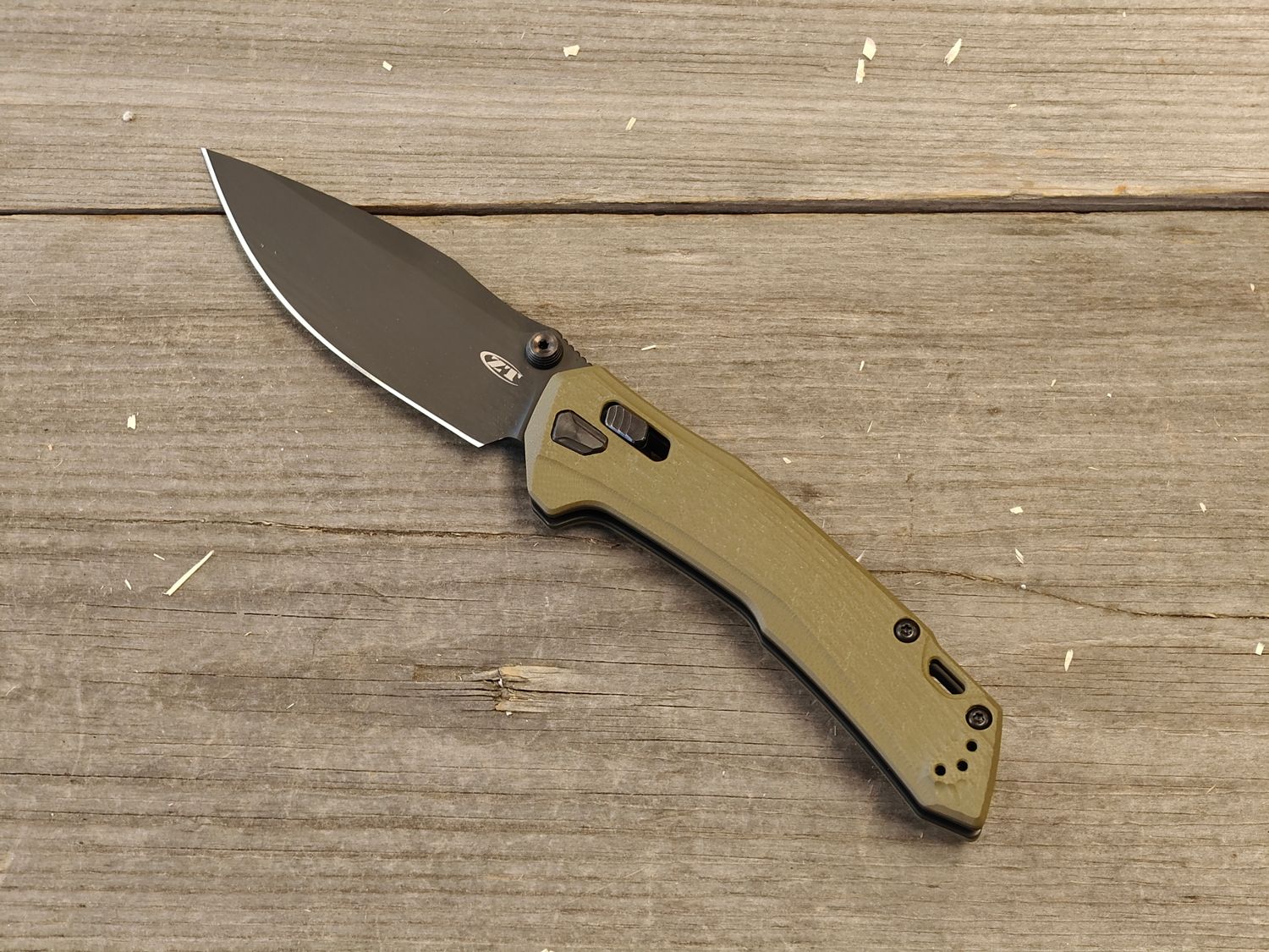 Zero Tolerance 0203 4&quot; DuraLock Folding / OD Green G10 / Black PVD CPM-M4
