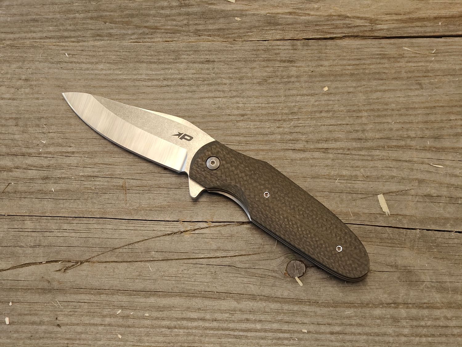 Patriot Bladewerx Jackson 3.5&quot; Folding Knife / Carbon Fiber / Satin S35VN