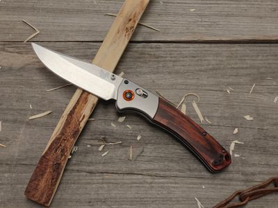 Benchmade Crooked River 4" AXIS Lock Knife / Dymondwood / Satin S30V (Pre-Owned)