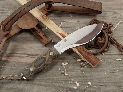 William Collins Alaskan Bush Tool Knife (AKBT) 6" Knife / Camo Micarta / Satin Nitro-V