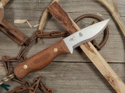 William Collins Baby Bird 4" Bush Knife / Natural Micarta / Satin AEB-L