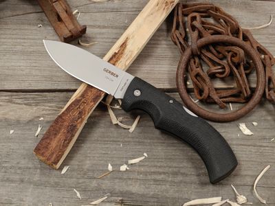 Gerber Gator 3.75" Lockback / Black GFN / Bead Blast 154CM