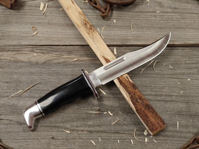 Buck Special 119 6" Fixed Blade Hunter / Black Polymer &amp; Nickle / Satin 420