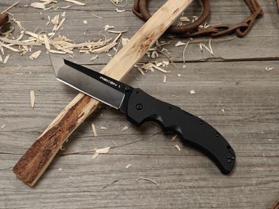 Cold Steel Recon 1 Tanto 4" Lock Back / Black G10 / Black S35VN