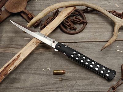 Cold Steel Ti-Lite 6" Liner Lock Folder / Black Zytel / Satin AUS-8A