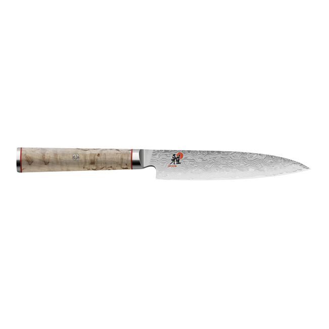 Miyabi Birchwood 6" Utility Knife / Birch Burl / 101-layer SG2 Damascus