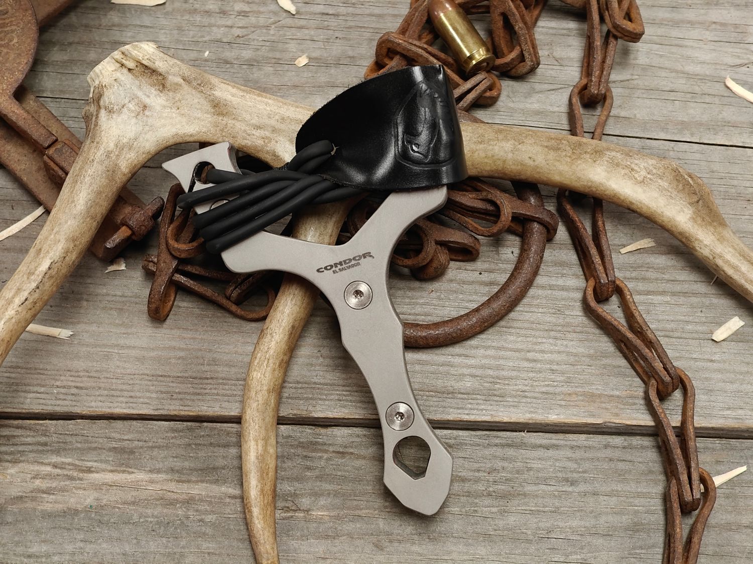 Condor Exoskeleton Slingshot / Stainless Steel