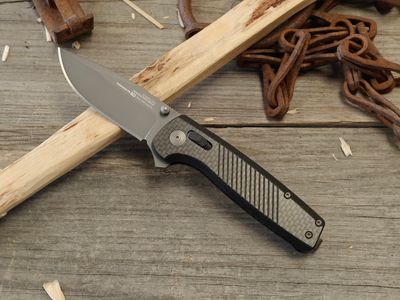 SOG Terminus RX 2.95" Folding Knife / Carbon Fiber / Bead Blast S35VN