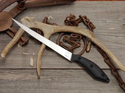 White River Knives 8" Pro Fillet Knife / Black G10 / Stonewashed S35VN