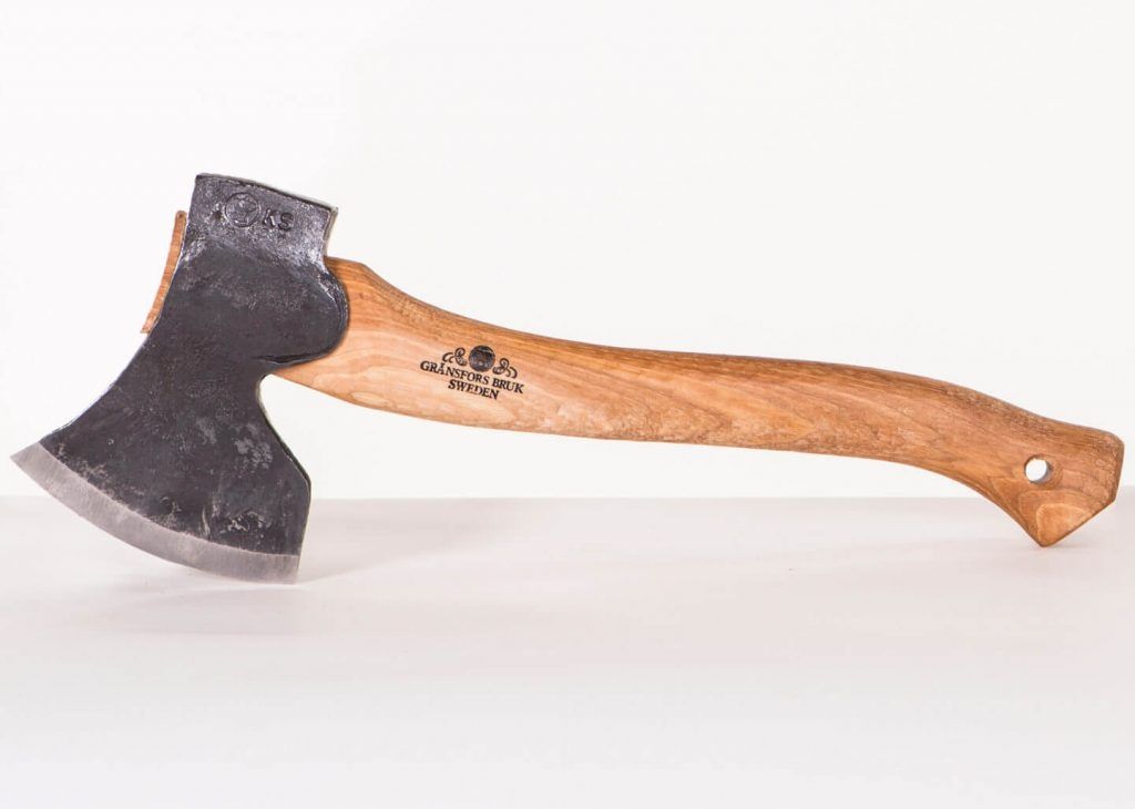 Gränsfors Bruk Large Swedish Left Bevel Carving Axe / 14" Hickory Handle / 2.5Lbs GB Carbon Steel