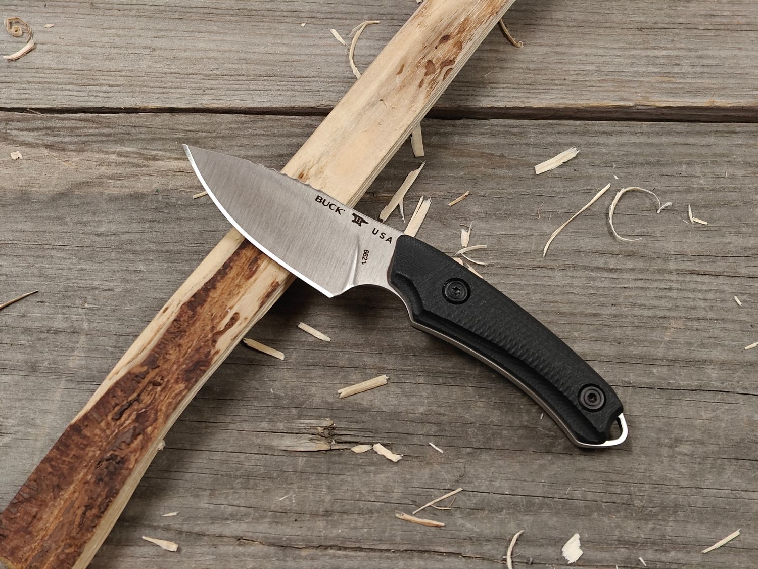 Buck Knives 662 Alpha Scout 2.9" Fixed Blade / Black G-10 / Satin CPM-Magnacut