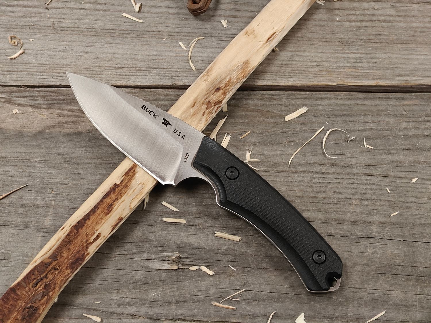 Buck Knives Alpha Hunter Elite 3.75" Fixed Blade / Black G10 / Satin Magnacut
