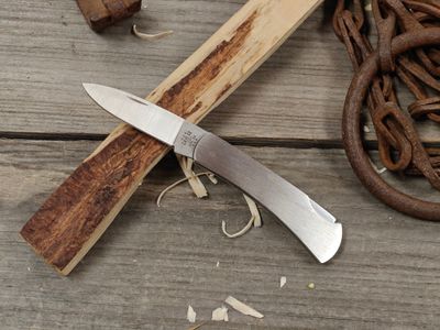 Case Executive 3" Lockback Knife / Brushed Stainless Steel / Satin Tru-sharp Stainless Steel