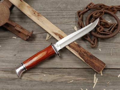 Buck Heritage 105 Pathfinder 5" Fixed Blade / Cocobolo / Satin 420HC