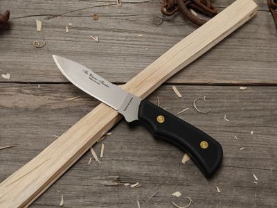 Knives of Alaska Classic Hunter 3.75" Fixed Blade / Black SureGrip™ / Bead Blast CPM-MagnaCut