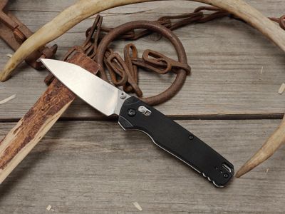 Kershaw Bel Air XL 3.5" Bar Lock / Black G10 / Stonewash CPM-MagnaCut